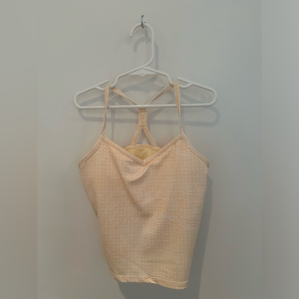 Athleta girl yellow tank sz 12